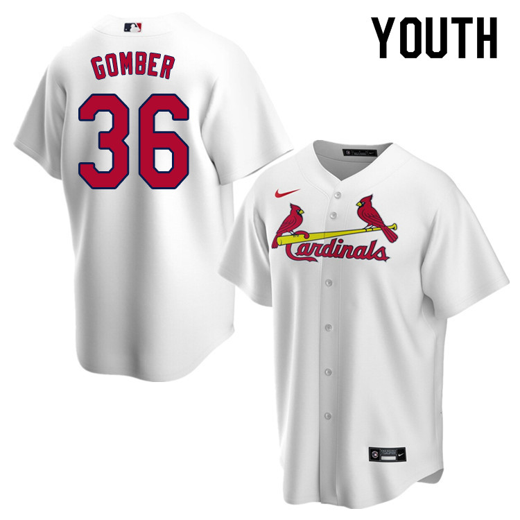 Nike Youth #36 Austin Gomber St.Louis Cardinals Baseball Jerseys Sale-White